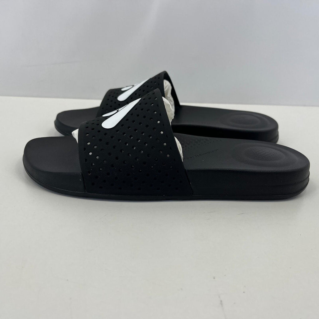 FitFlop Iqushion Arrow Pool Slides in Black size UK 7 EU 41 - New Boxed