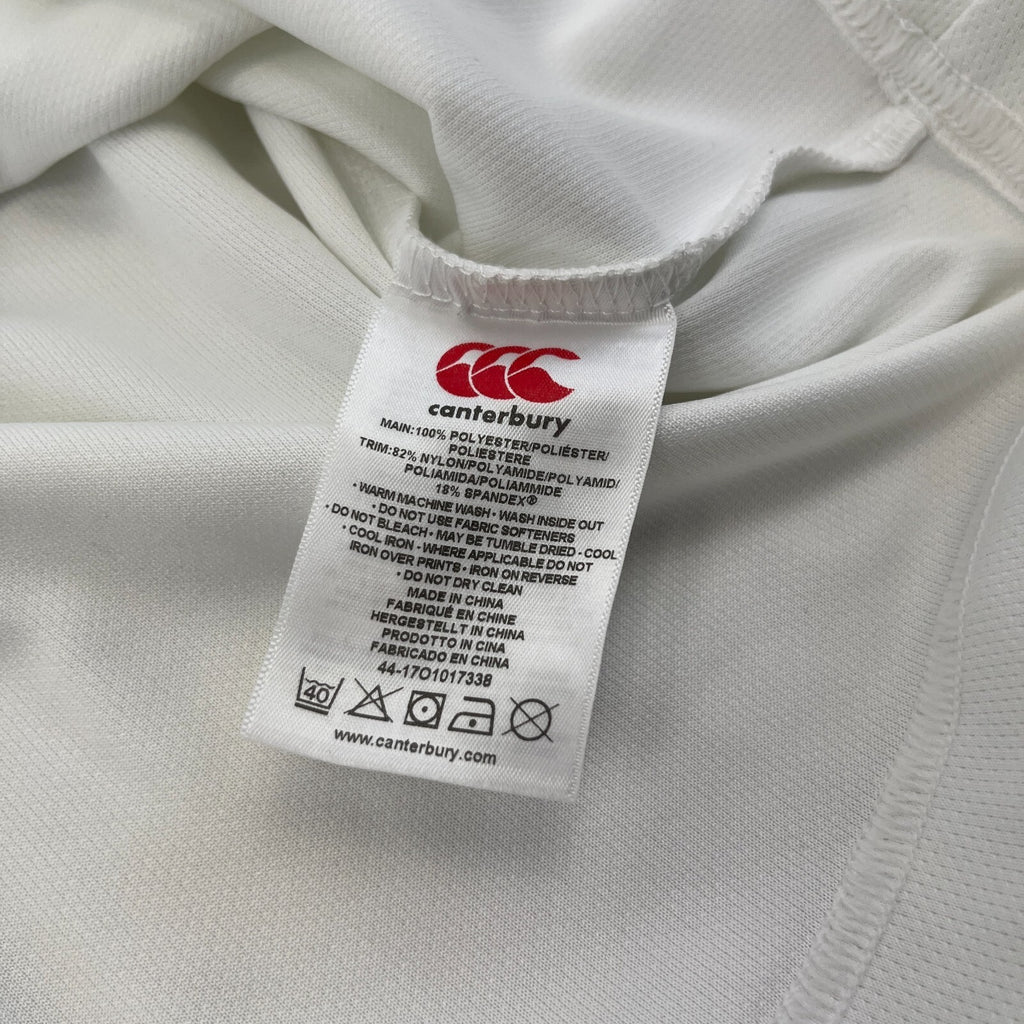 England Rugby Shirt size 2XL RFU Canterbury CCC White Retro Rugby Union Jersey