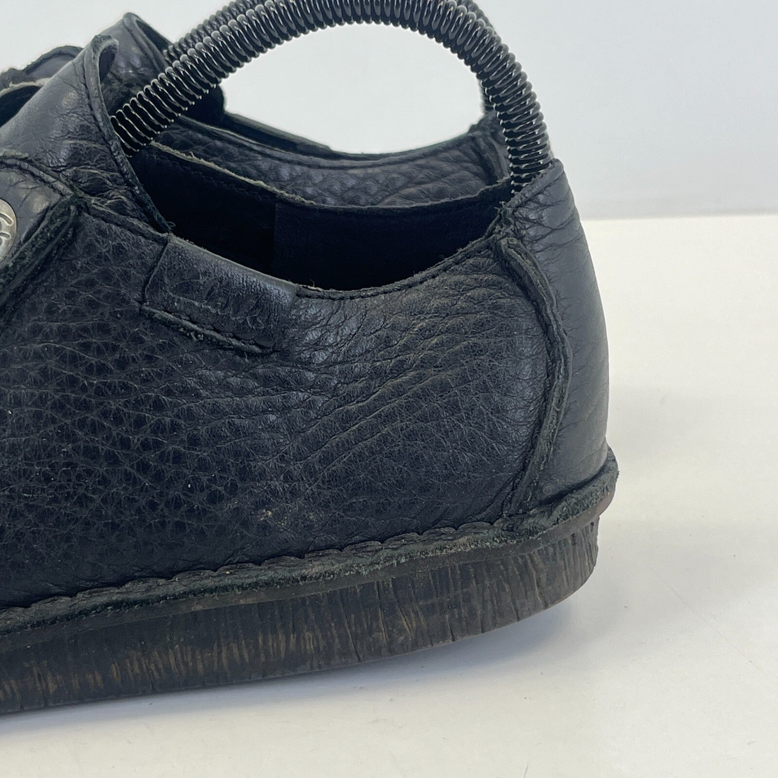 Clarks Active Air Black Leather Pasty Shoes size UK 6 EU 39 1/2 Womens Pasties