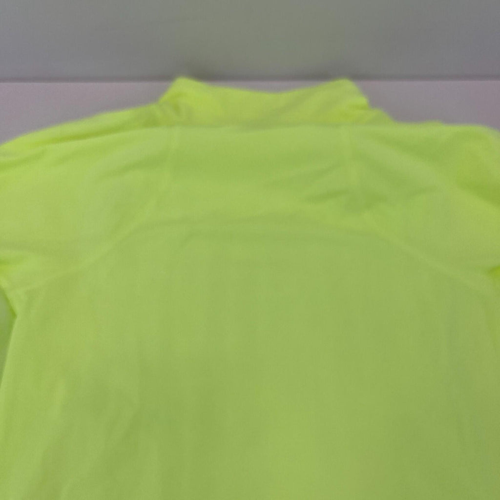Lululemon Nulux Long Sleeve Tennis Dress Style LW1DQLS Fluoro Yellow UK size 10