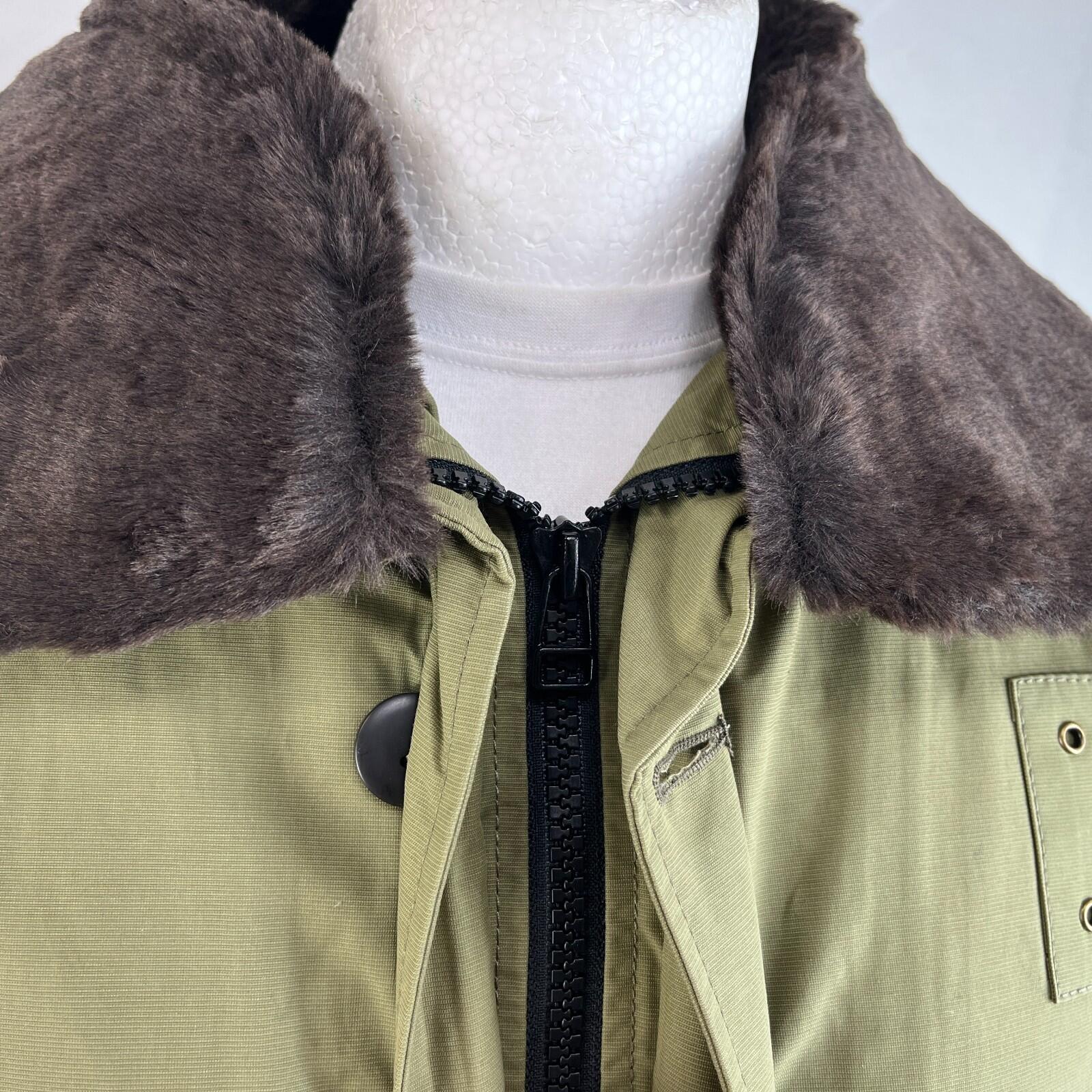 Foresun Professional Military Bomber Jacket w/ Liner & Faux Collar Shooting 2XL
