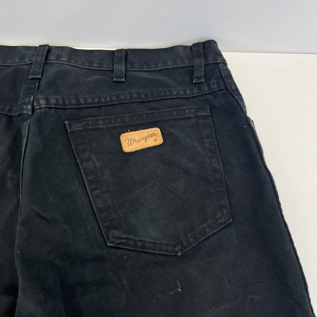 Wrangler Texas Black Denim Jeans Men's Waist 36" Leg 32"