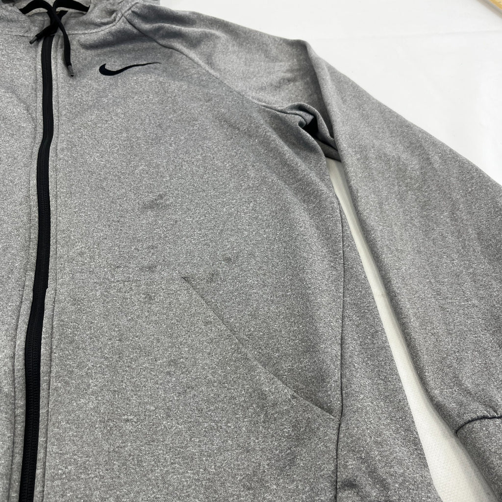 Adidas Dri Fit Full Zip Hoodie Jacket size M in Grey