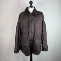 McPercy Harbour Mens Premium Wax Hunting/Farming Jacket in Brown size Large
