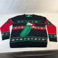 Rick and Morty Pickle Rick-mas Ugly Christmas Jumper Knit Sweater size 2XL
