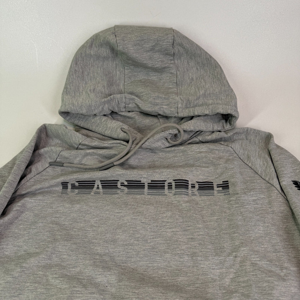 Castore Graphic Spellout Hoodie Grey size Small - VGC