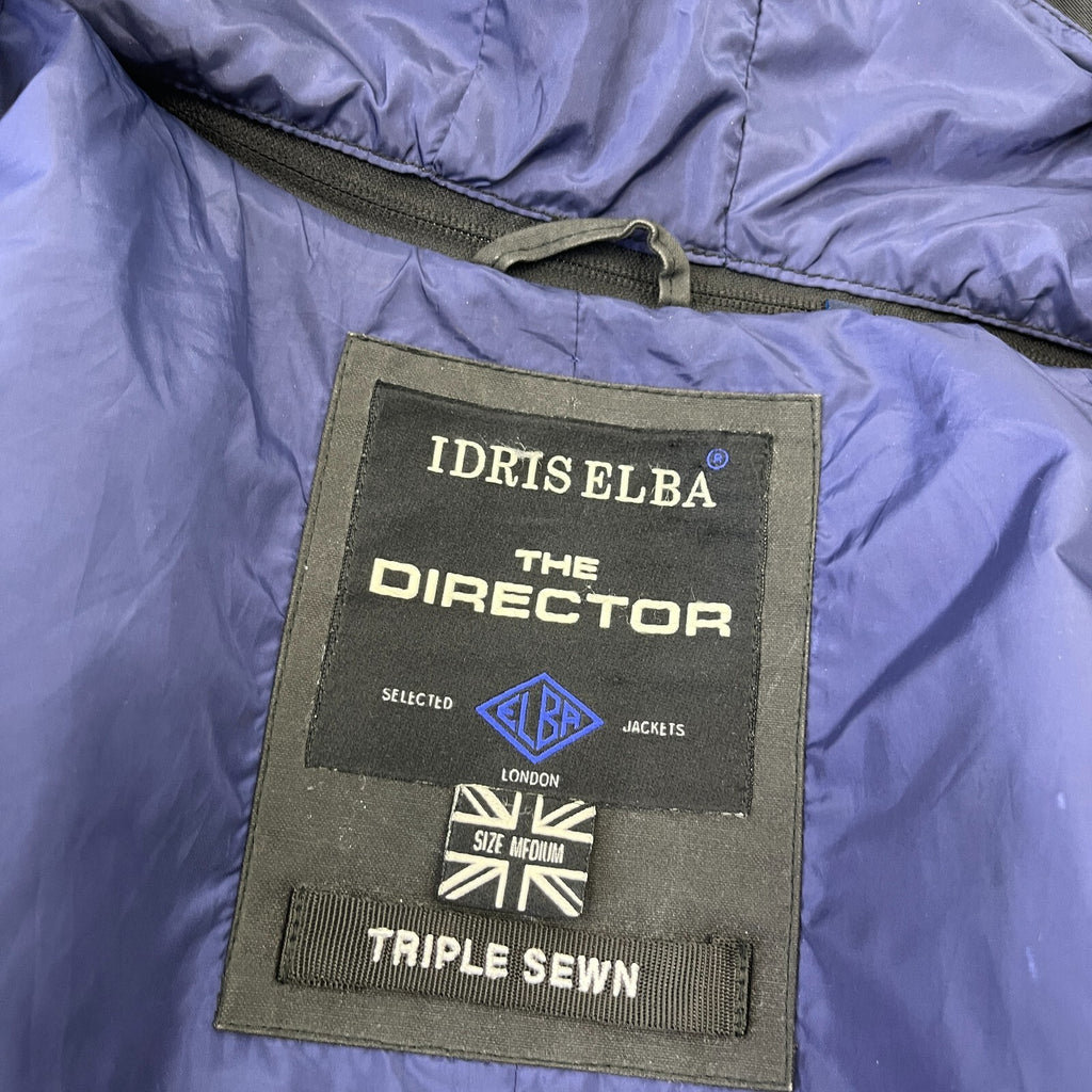 Superdry Idris Elba The Director Raincoat Jacket w/ Removable Hood Black size M