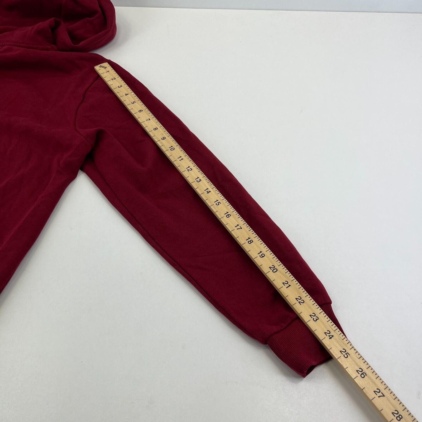 Fila Retro Men's Spellout Hoodie in Red size Small - Near Mint