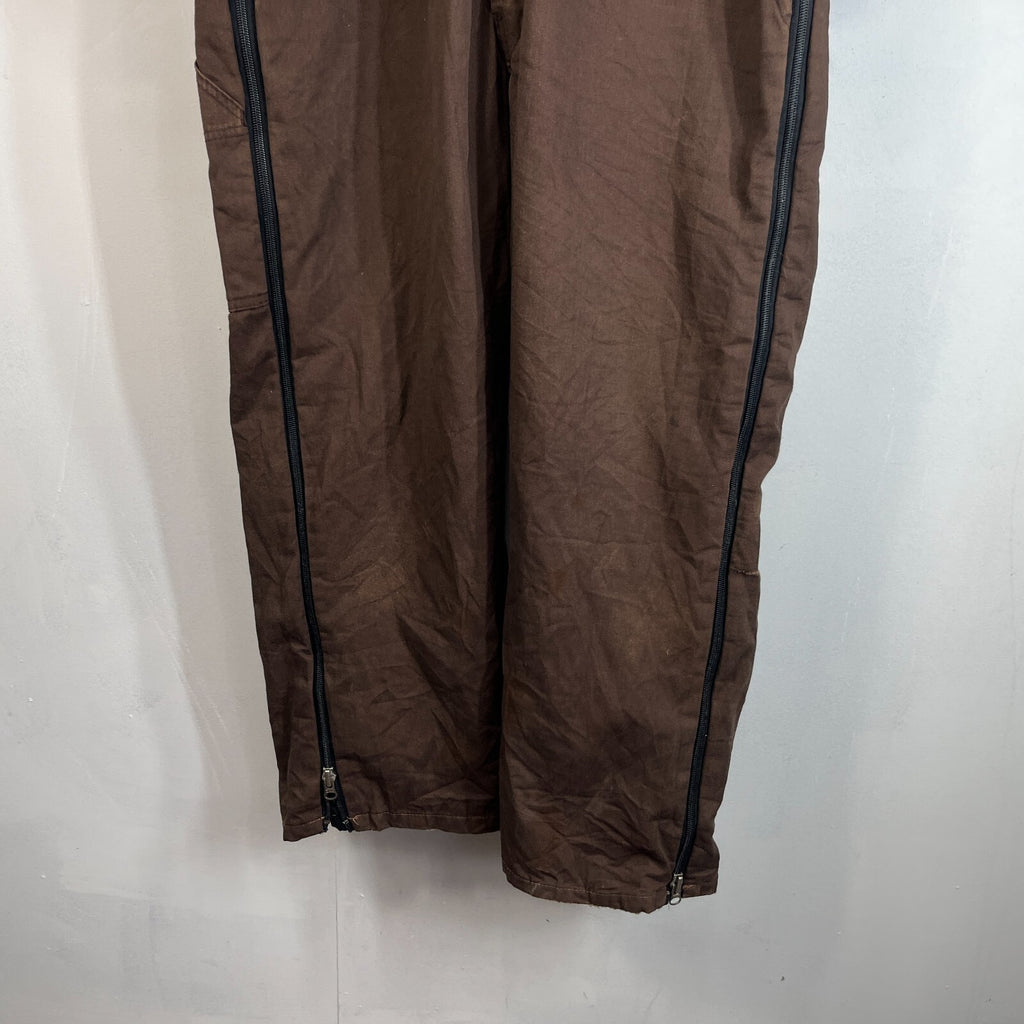 Vintage Walls Blizzard Pruf Brown Lined Overalls Men's Large-Regular Made in USA