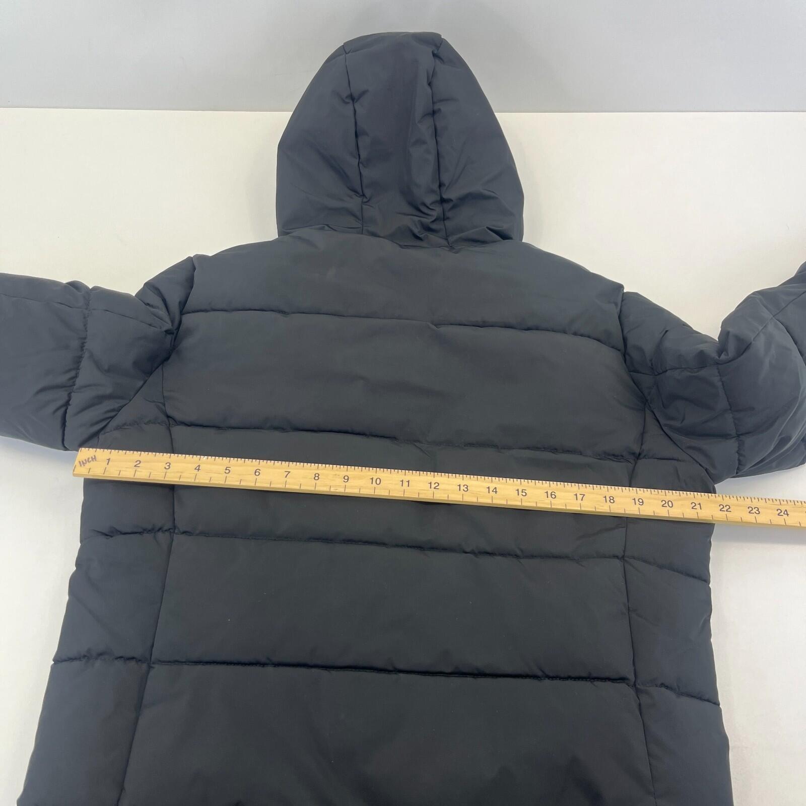 SuperDry Sports Puffer Jacket in Black size Medium - Hooded Insulated