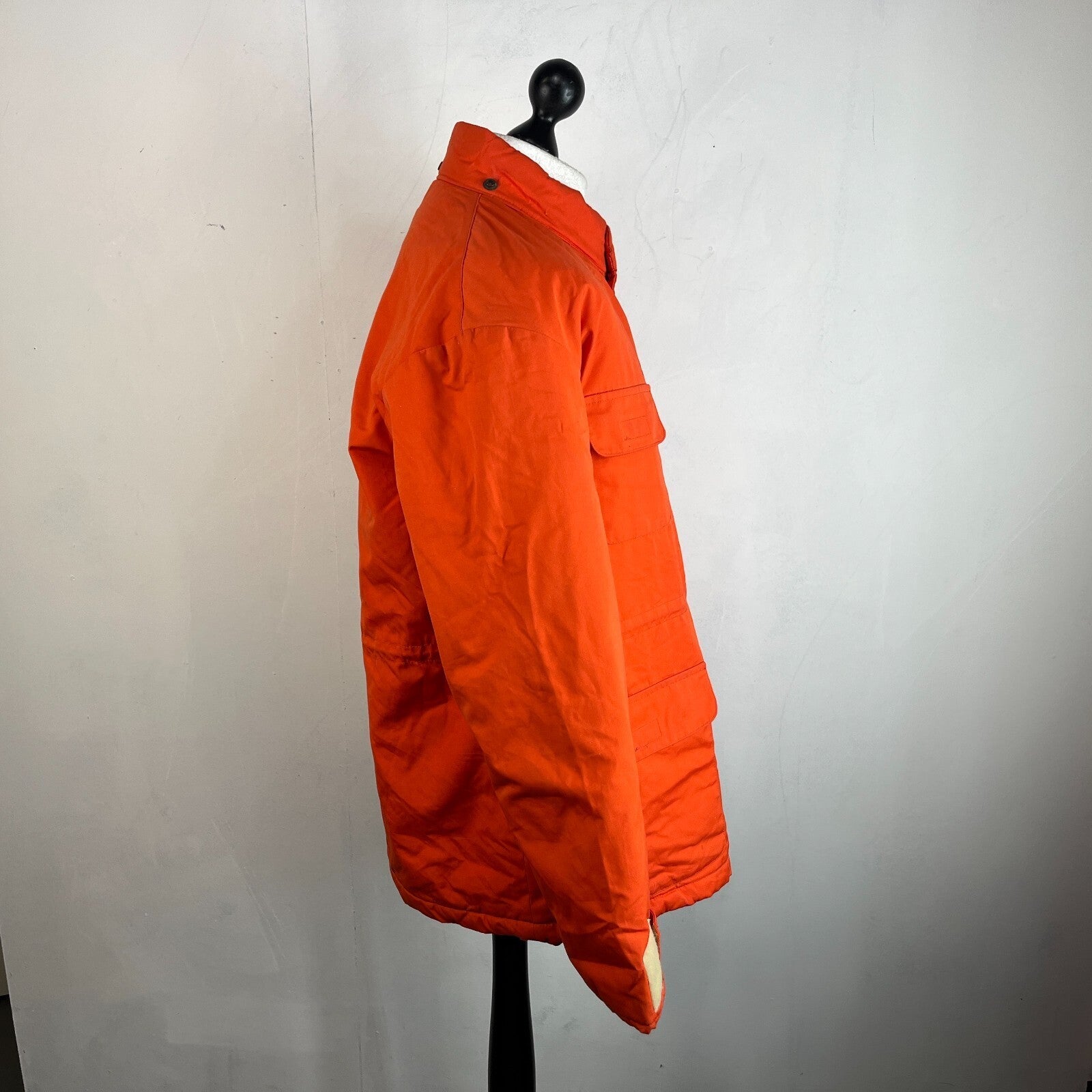 Vintage Zero King Arctic Fleece Insulated Chore Jacket Mens size 44 Made in USA