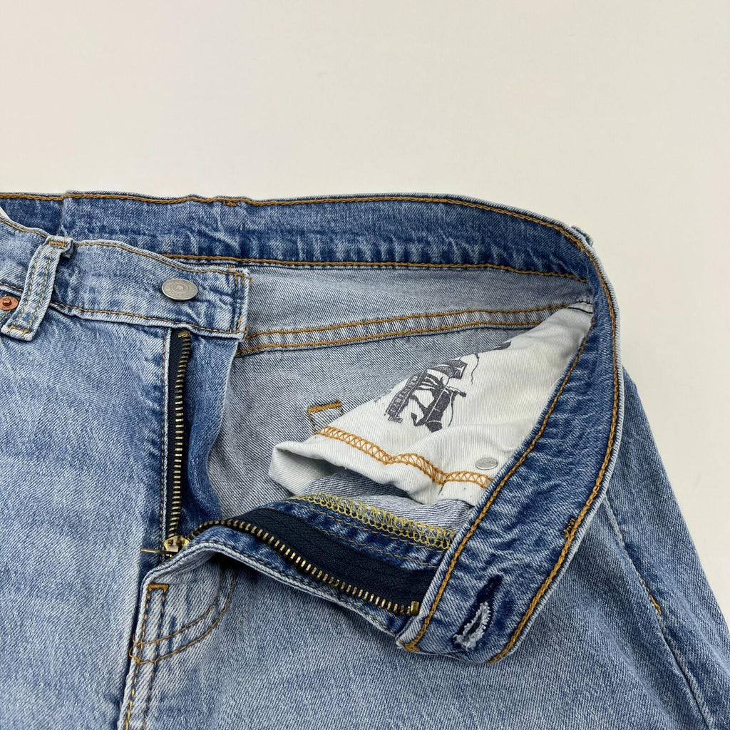 Levi's 502 Tapered Regular Stretch Denim Jeans in Blue Men's Size W30" L30"