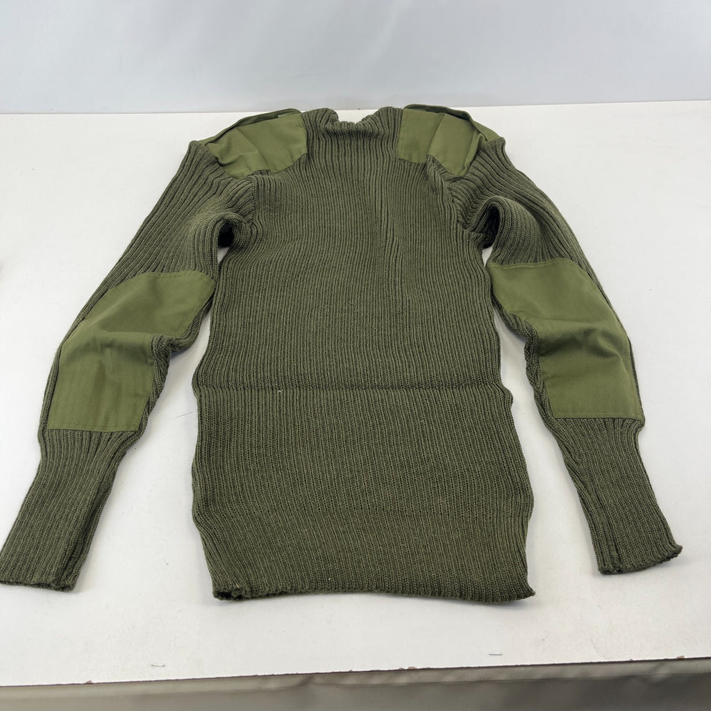British Army Jersey Men's Heavy Olive Round Neck Jumper Jersey size 118cm
