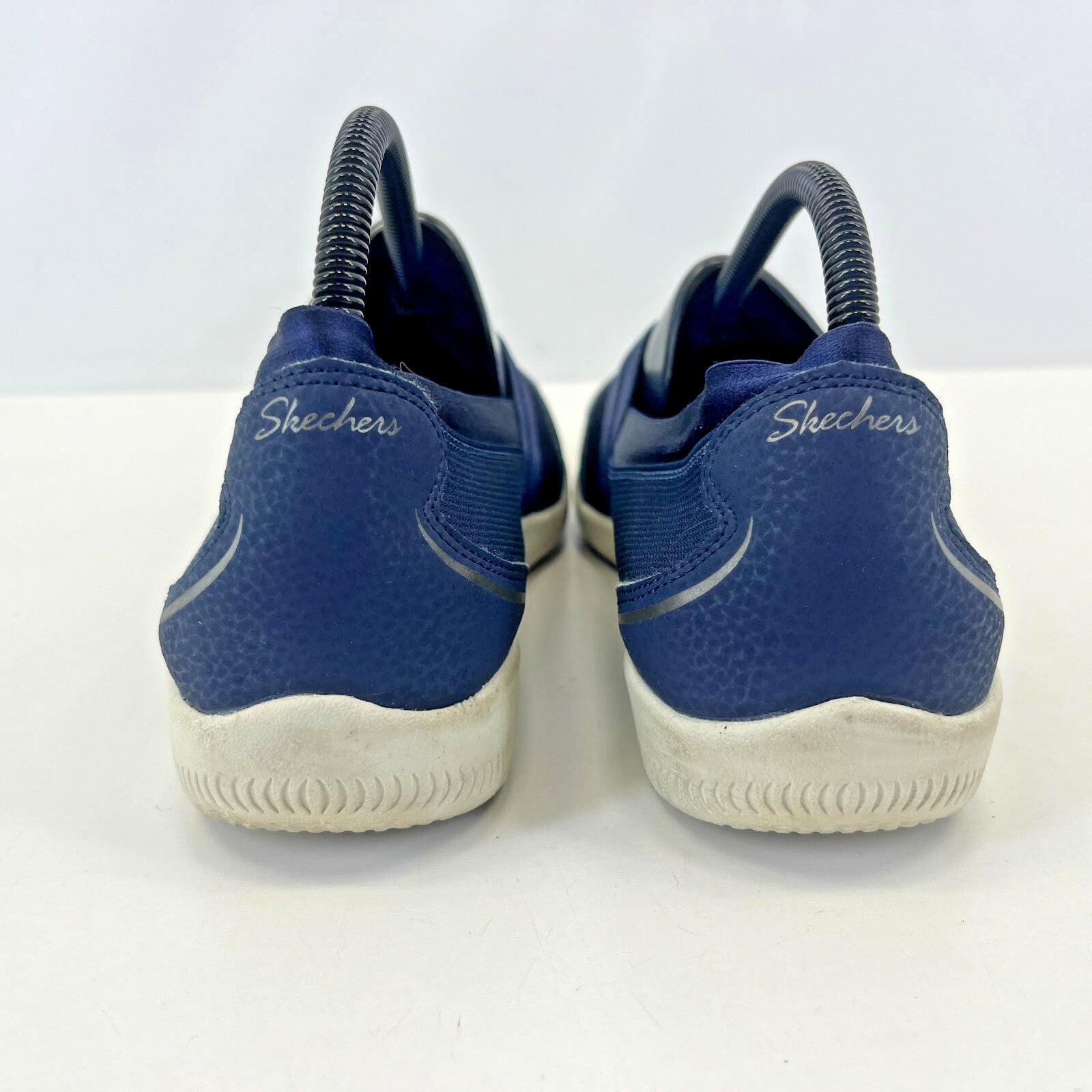 Skechers Women's Slip On Trainers Navy Blue size UK 7 EU 40