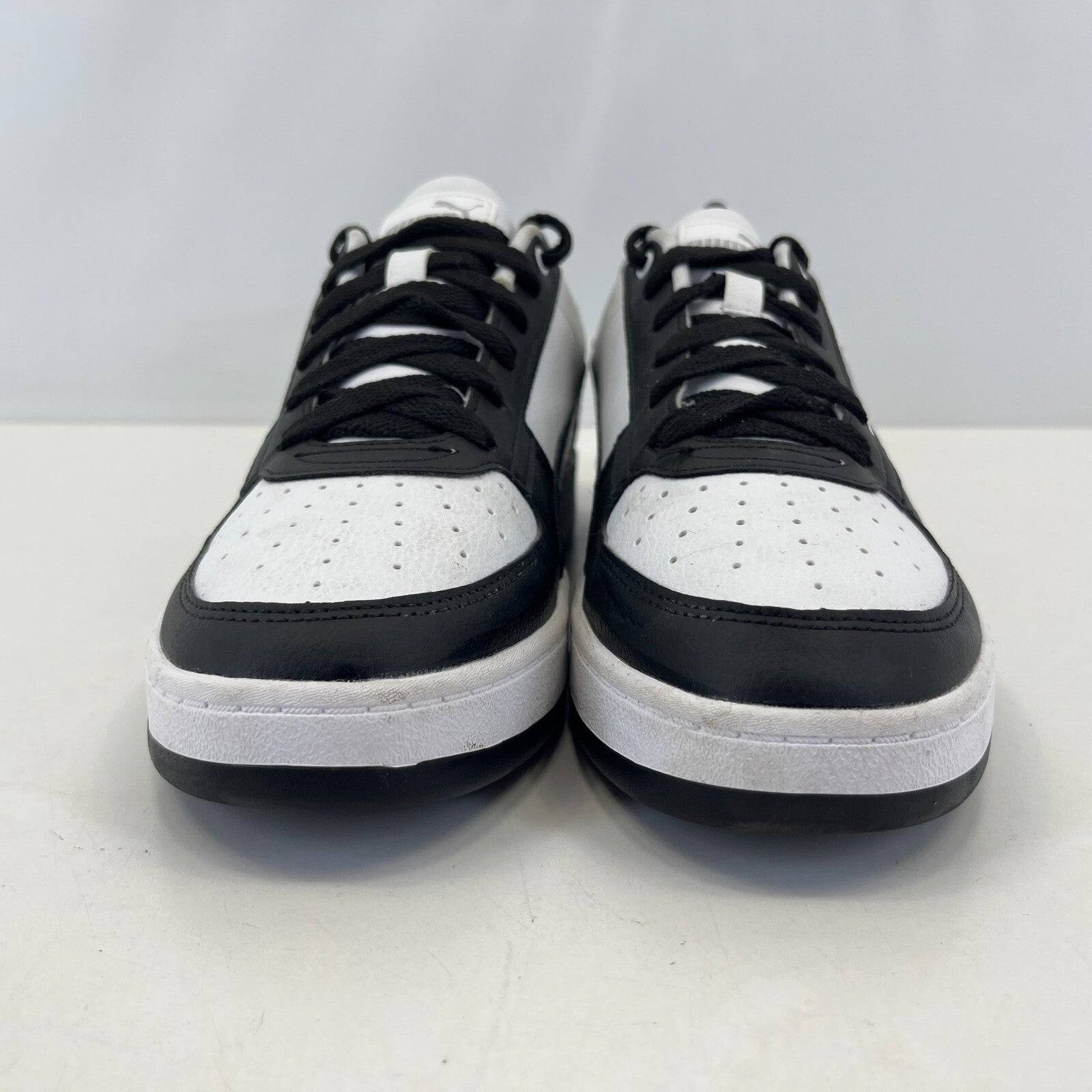 Puma Caven Trainers White Black Green 392290-58 Basketball size UK 7 - EU 40.5