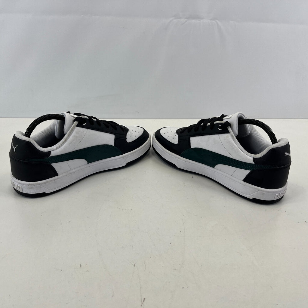 Puma Caven Trainers White Black Green 392290-58 Basketball size UK 7 - EU 40.5