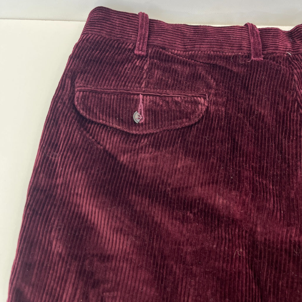 Blue Harbour Corduroy Cord Trouser Burgundy Red W38" L30"