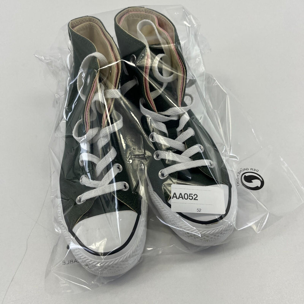 Converse All Star Chuck Taylor Double Layer Trainers Forest Green/Pink UK size 4