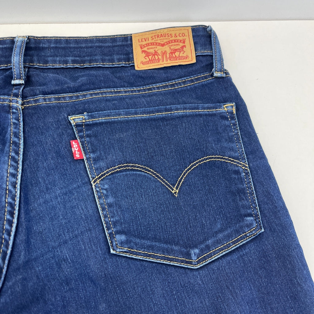 Vintage Levis 711 Skinny Jeans Dark Wash Slim Fit Women's W29" L32"