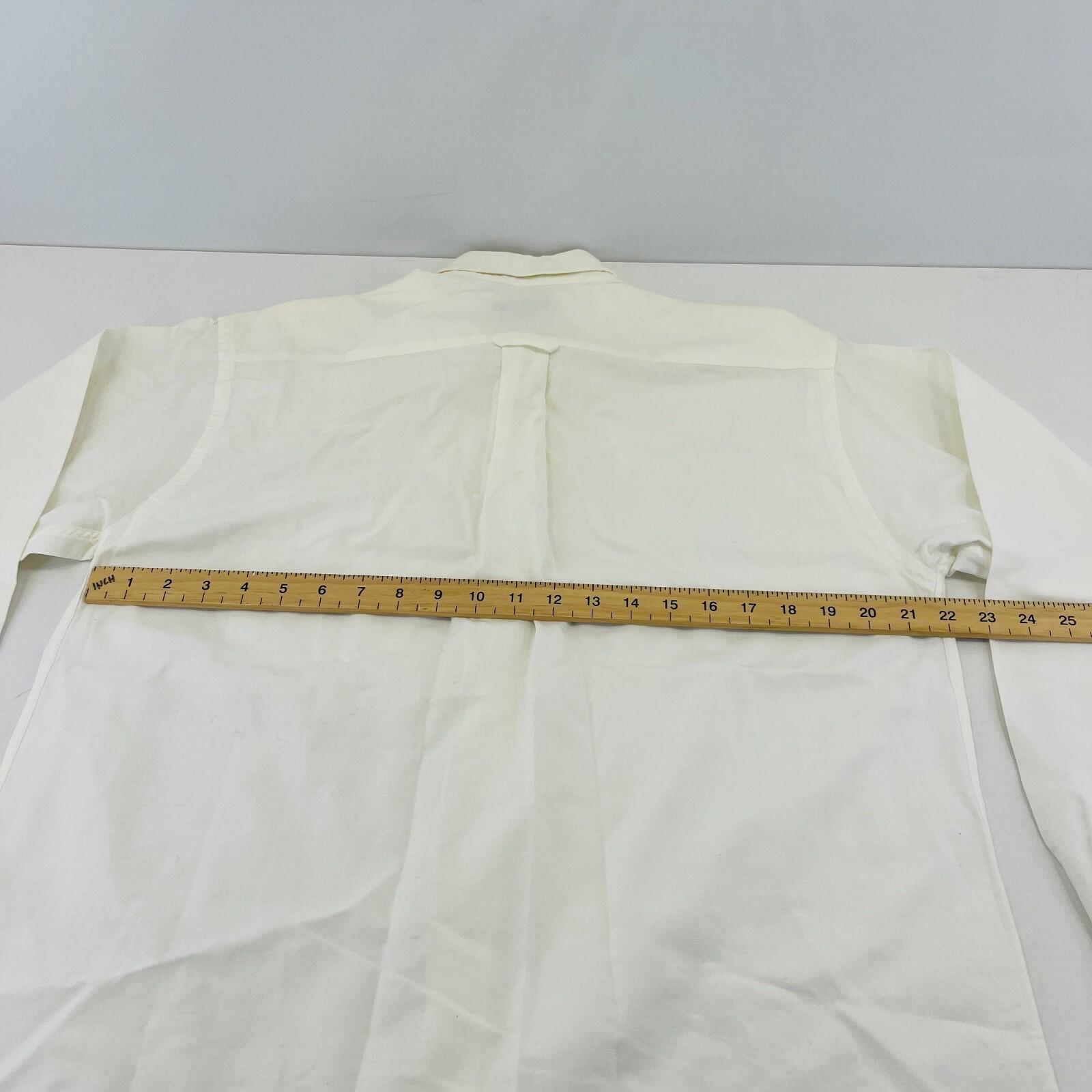 Gant The University Oxford Shirt Mens size Medium in Light Cream White