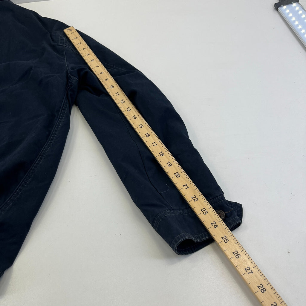 Vintage Tommy Hilfiger Y2K Chino Jacket Navy Blue Cotton Men's size Large