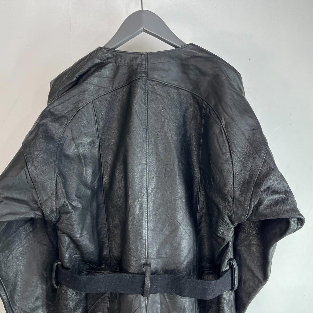 Super Rare Post WWII Military Motorcycle 1 Piece Leather Suit with Belt