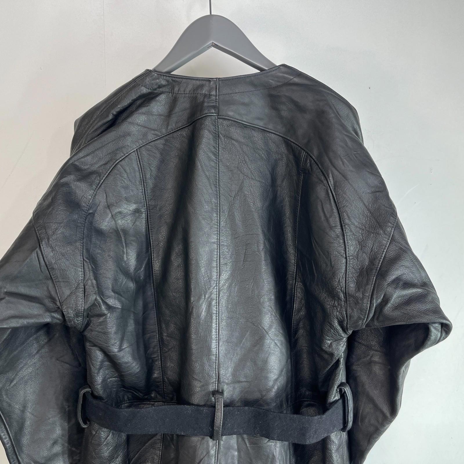 Super Rare Post WWII Military Motorcycle 1 Piece Leather Suit with Belt