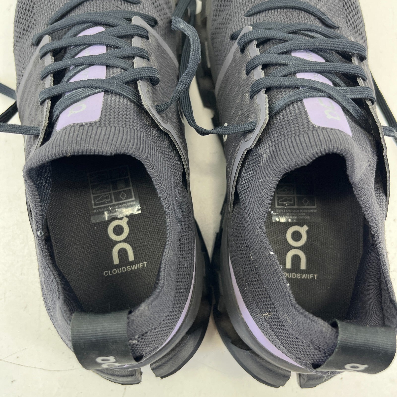 On Running Cloudswift Women’s Charcoal Black Running Trainers size UK 4.5