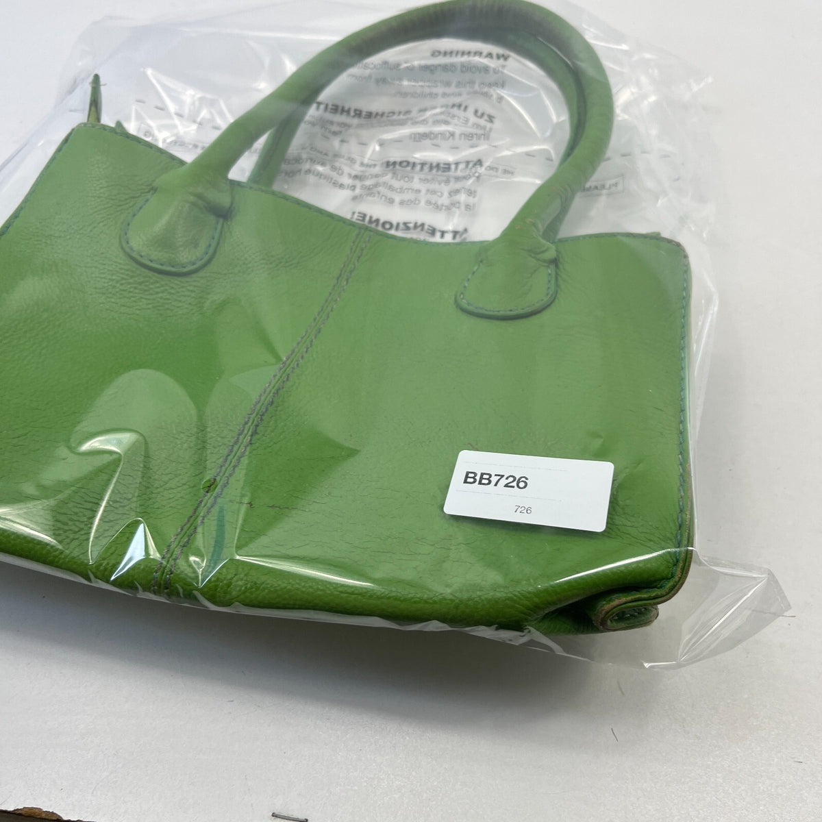 Osprey London Women's Handbag Green Leather Medium Shoulder Bag