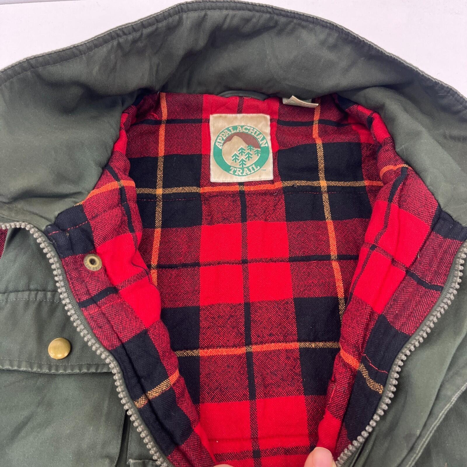 Appalachian Trail Quilted Waistcoat Gilet Vest Green Fishing size S