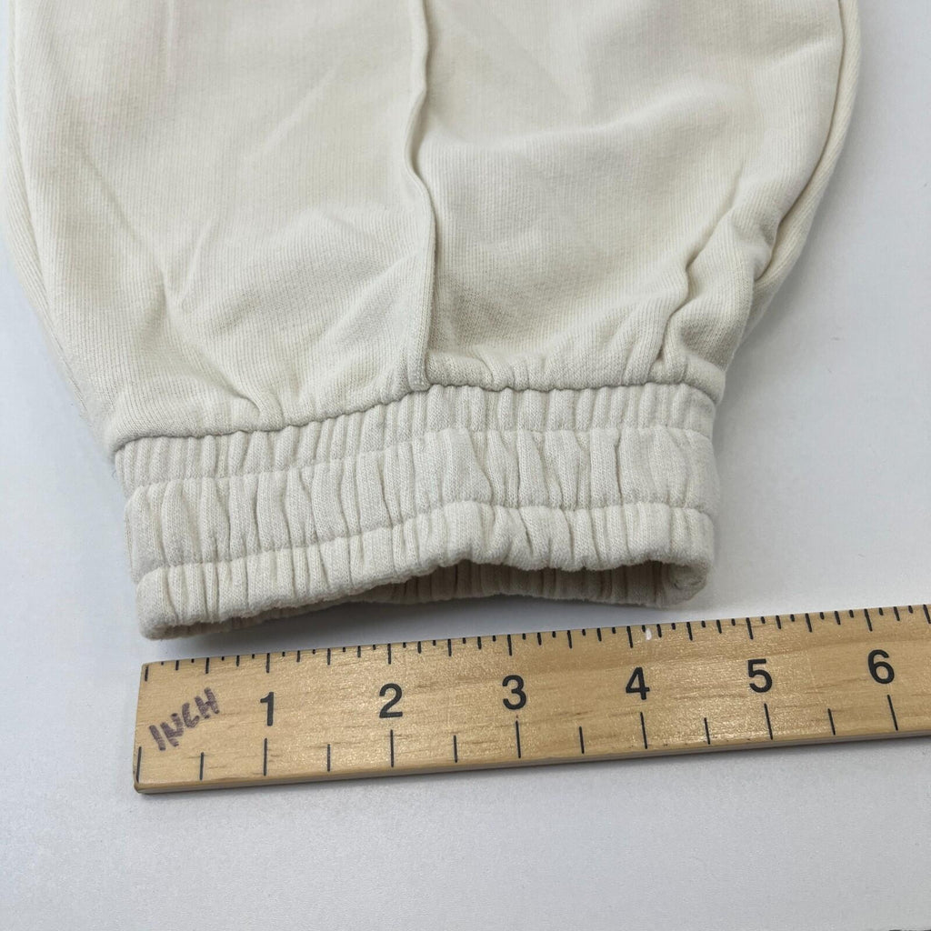 M&S Ladies Goodmove Parachute Joggers Cuffed Trousers Pants Cream UK size 16 New