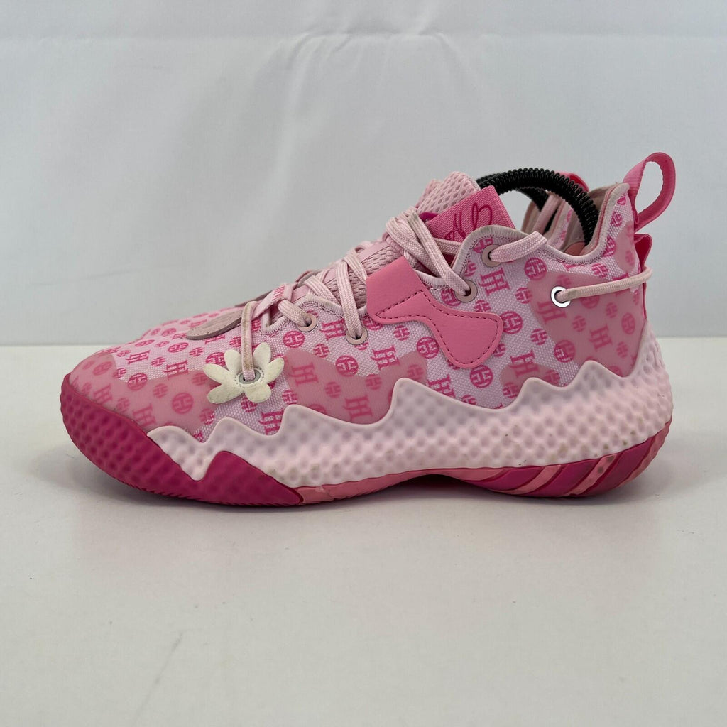 Adidas Men's Harden Vol.6 Trainers Shoes Sneakers Pink Basketball Court size 4
