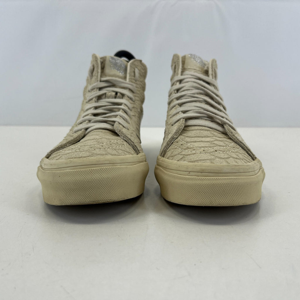 Vans Classic Hi Top Beige Suede Snake Pattern size UK 3.5 EU 36