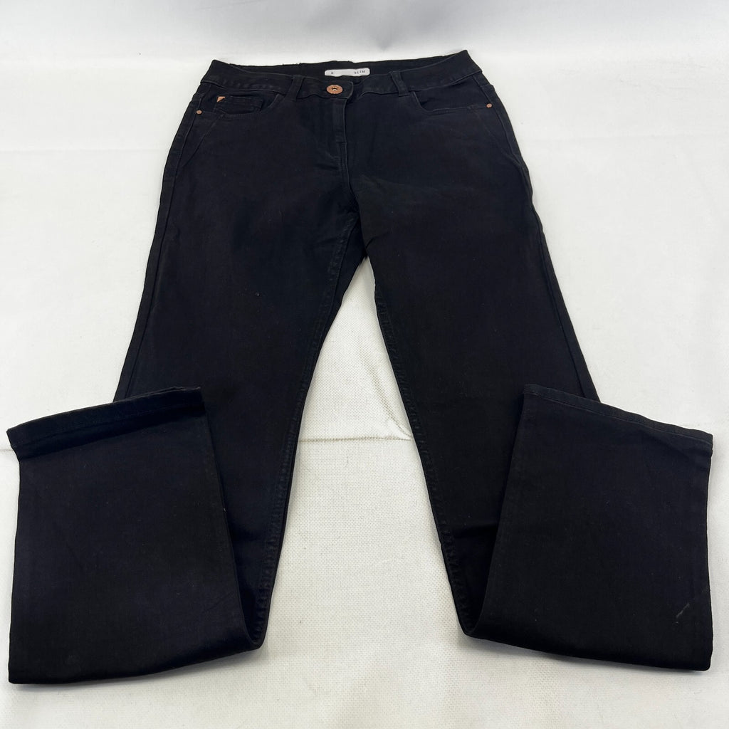 Nutmeg Slim Fit Jeans in Black UK Women's size 8 - NWOT
