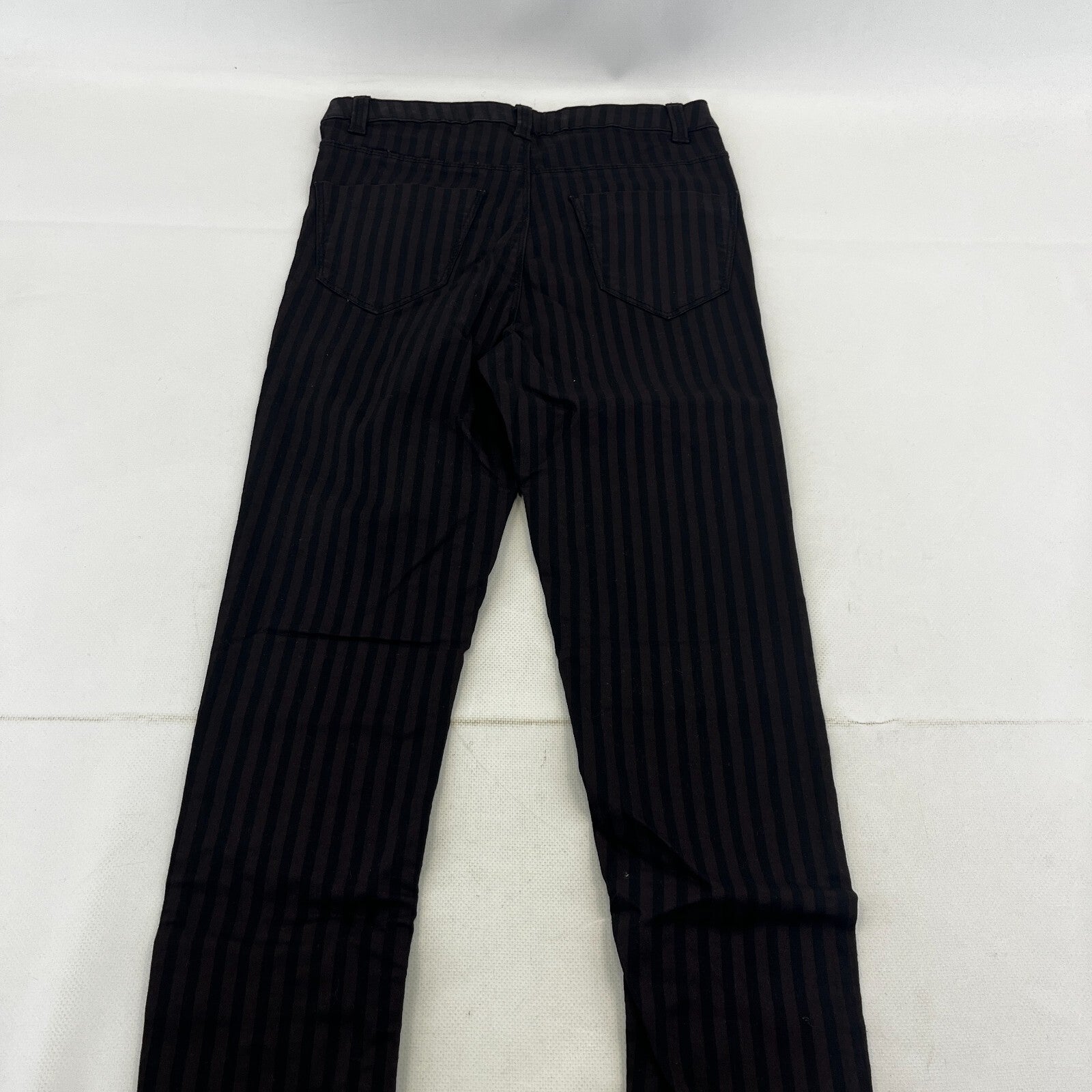 Clockhouse Womens Black/Purple Striped Jegging Jeans Skinny size 33R NWOT