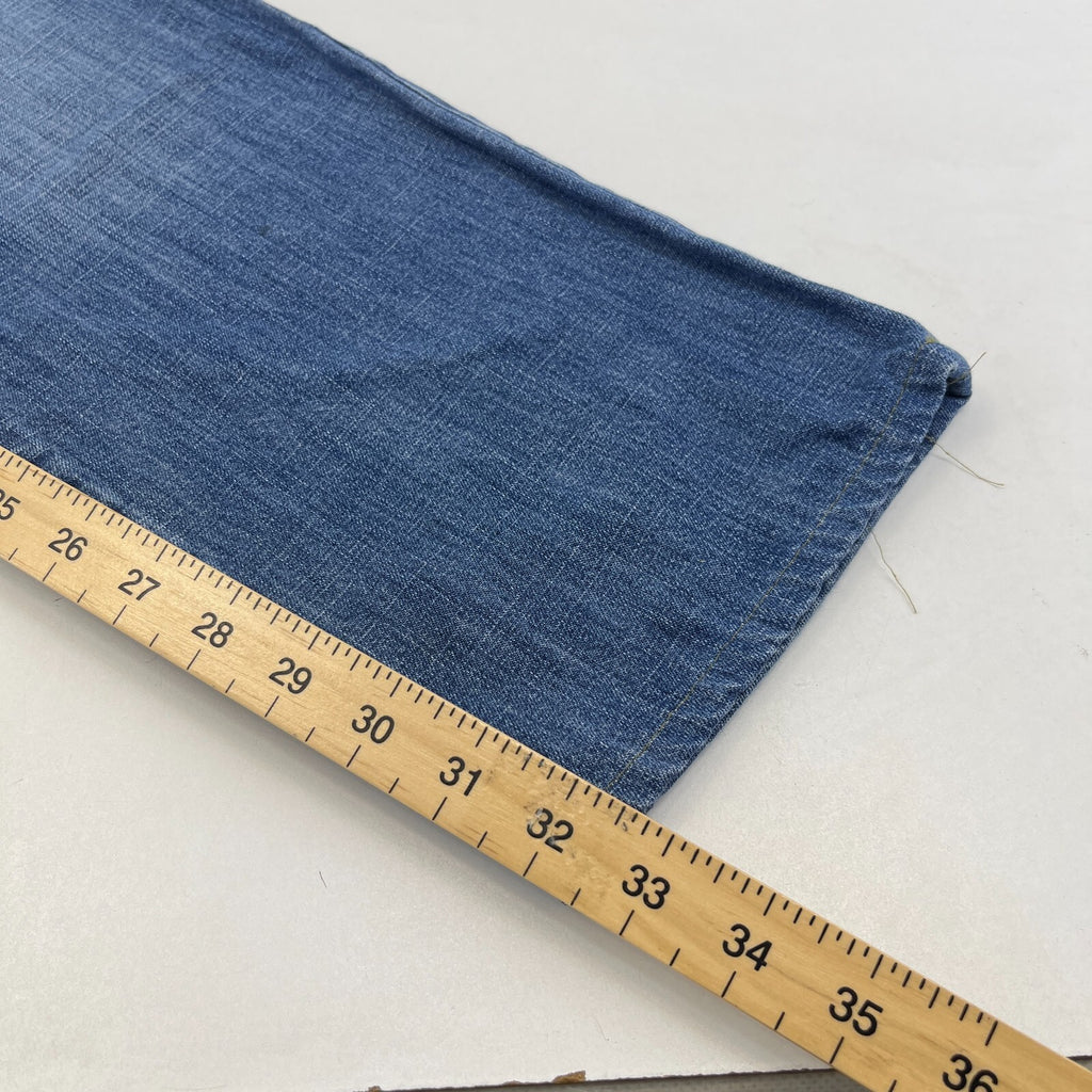 Emporio Armani Men’s Jeans Mid Blue Denim W33" L33" Straight Leg