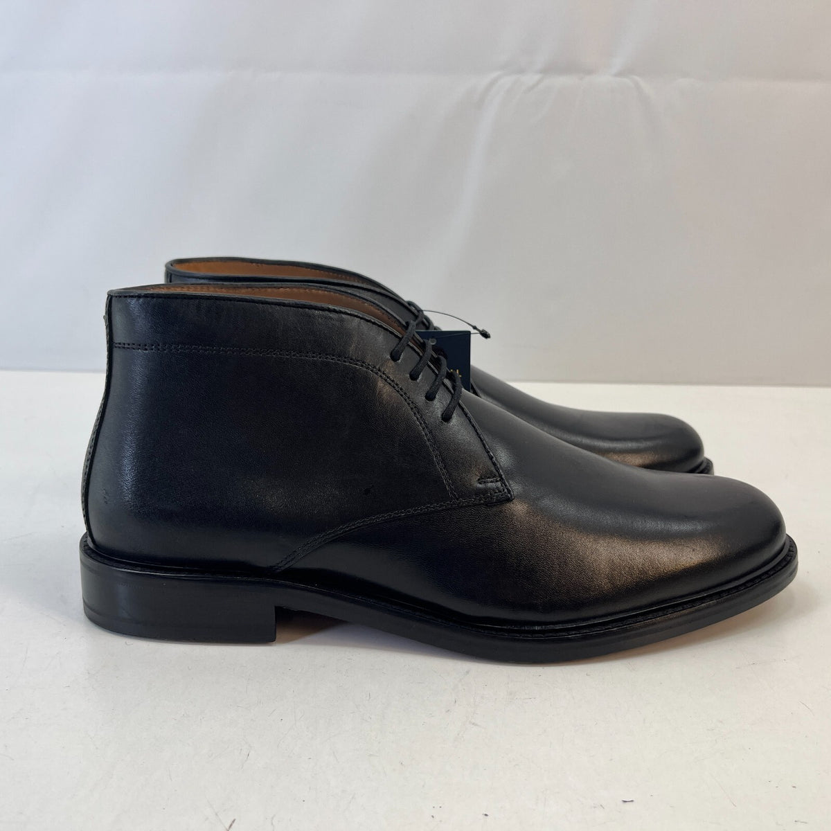 Marks & Spencer Sartorial Black Leather Smart Luxury Boots UK 8 RRP £120 New