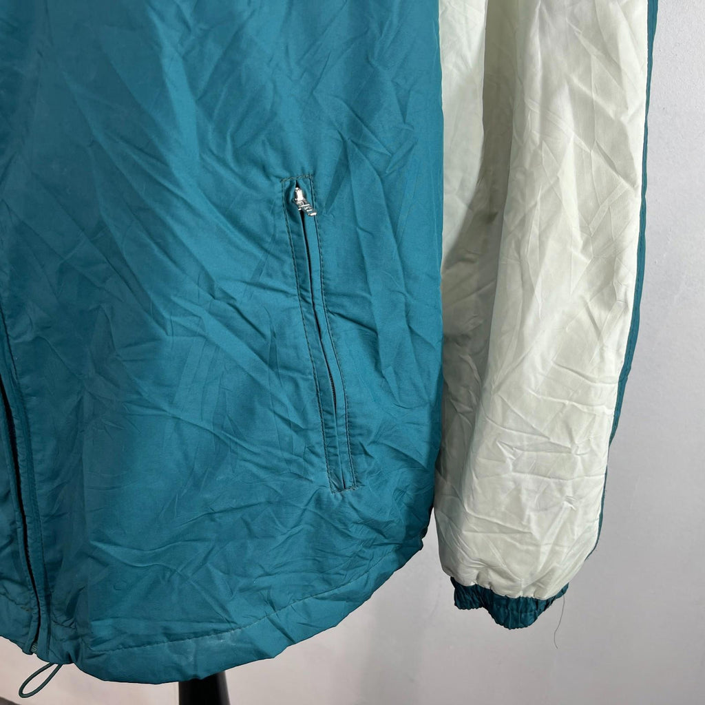 Rukka Men's Casual Jacket Teal Green Windbreaker size Large Oversized