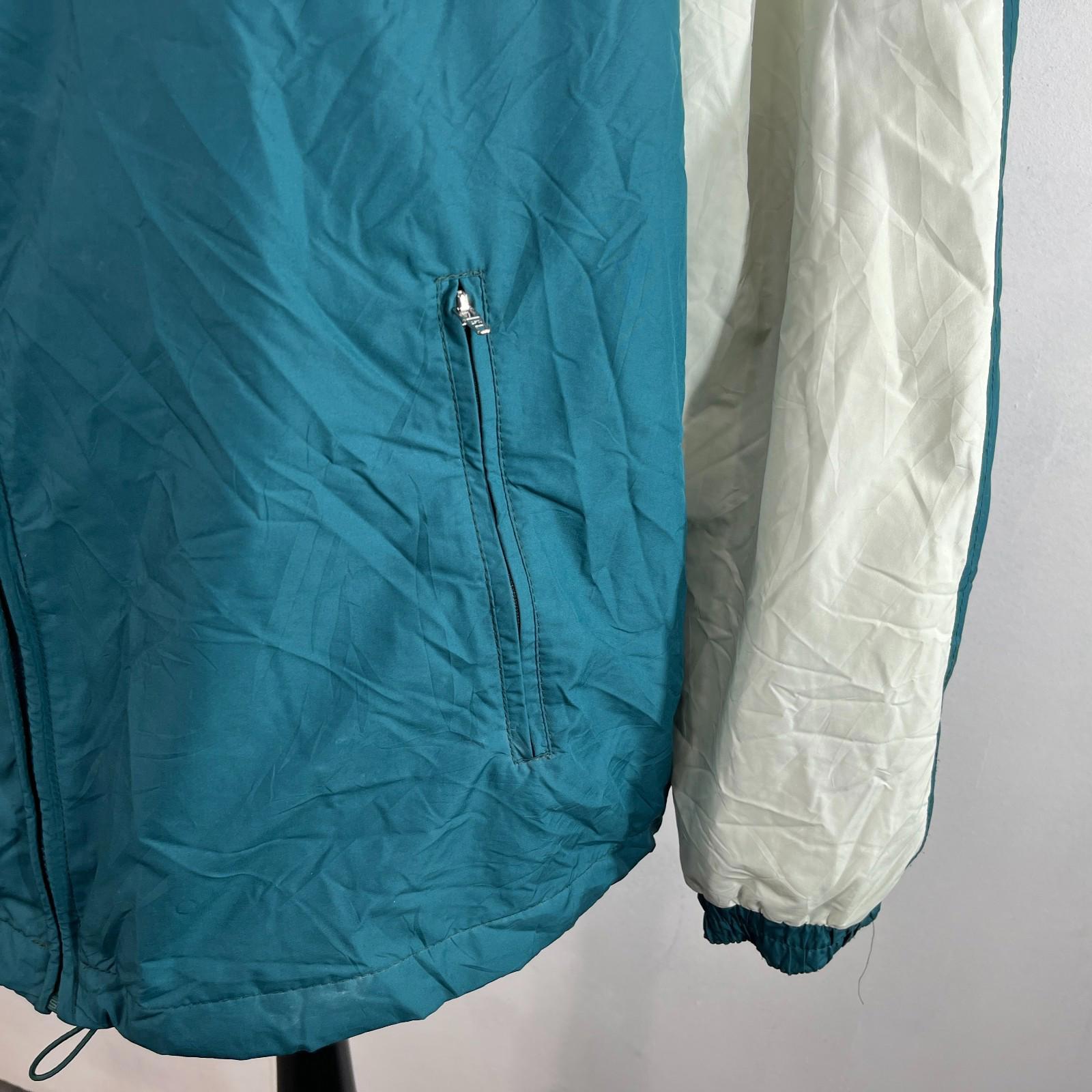 Rukka Men's Casual Jacket Teal Green Windbreaker size Large Oversized