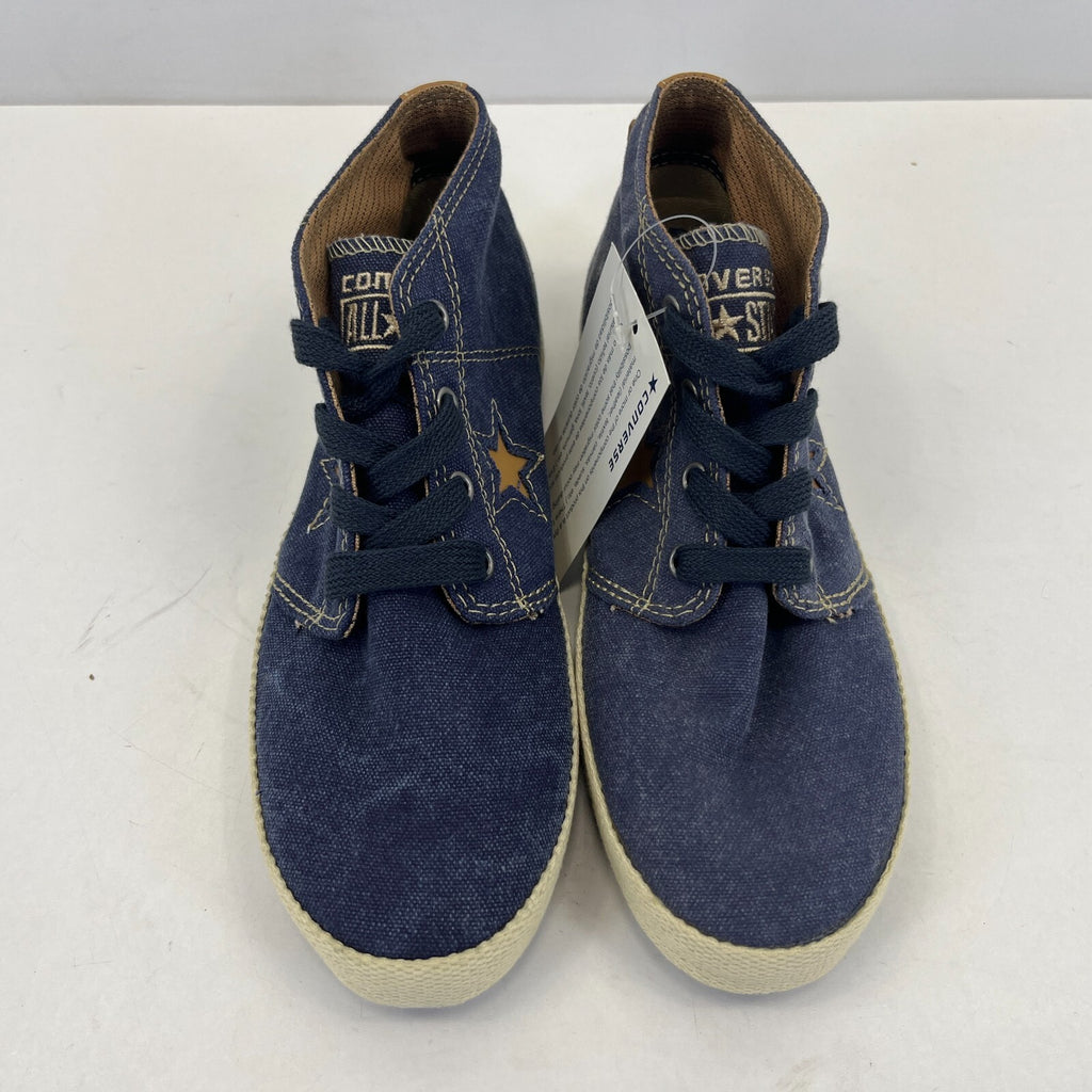 Converse All Star Classic Hi Top Womens Denim Boots Trainers Lace Up size UK 3.5
