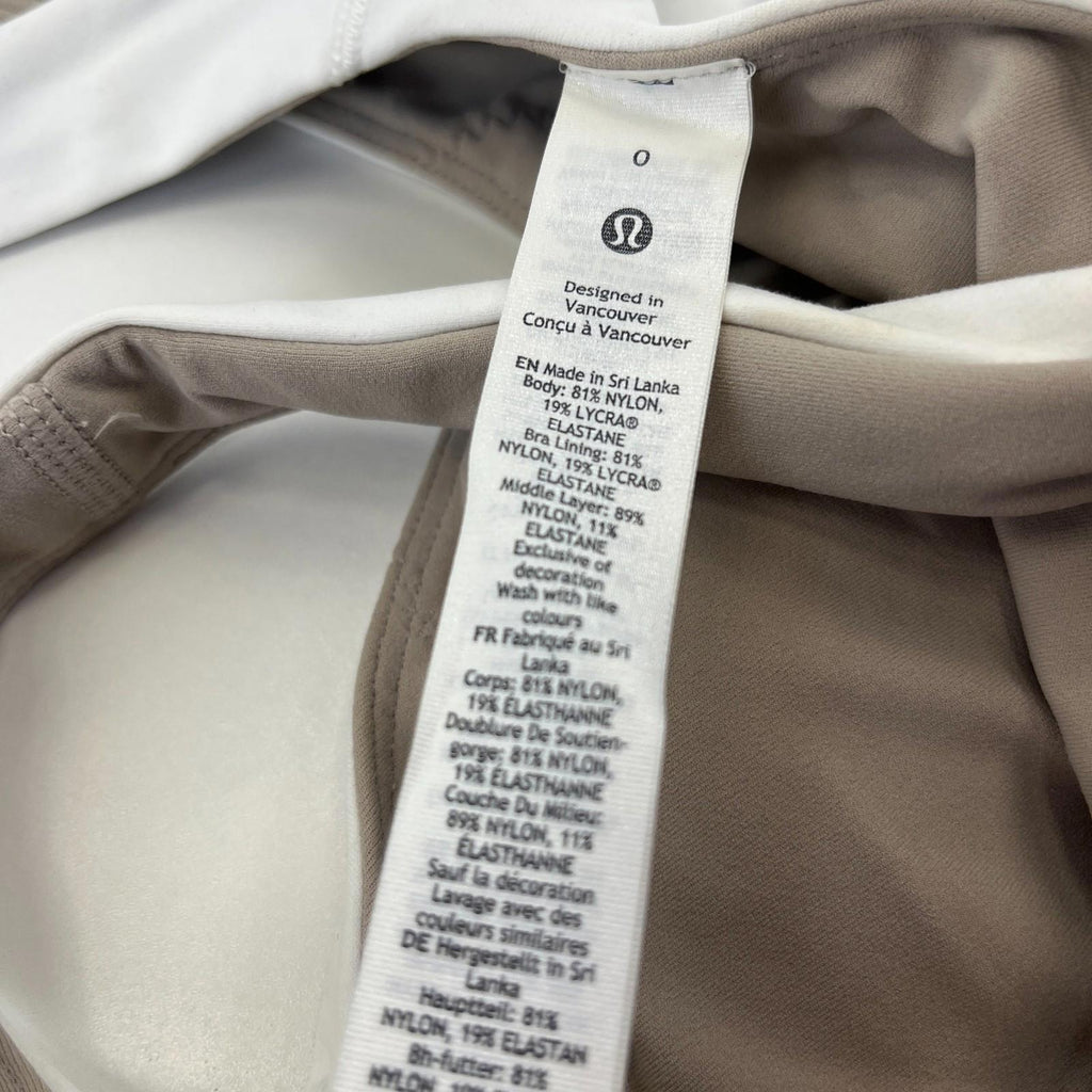 Lululemon Align Tank Top in White Ladies size UK 4 US 0 - See Details