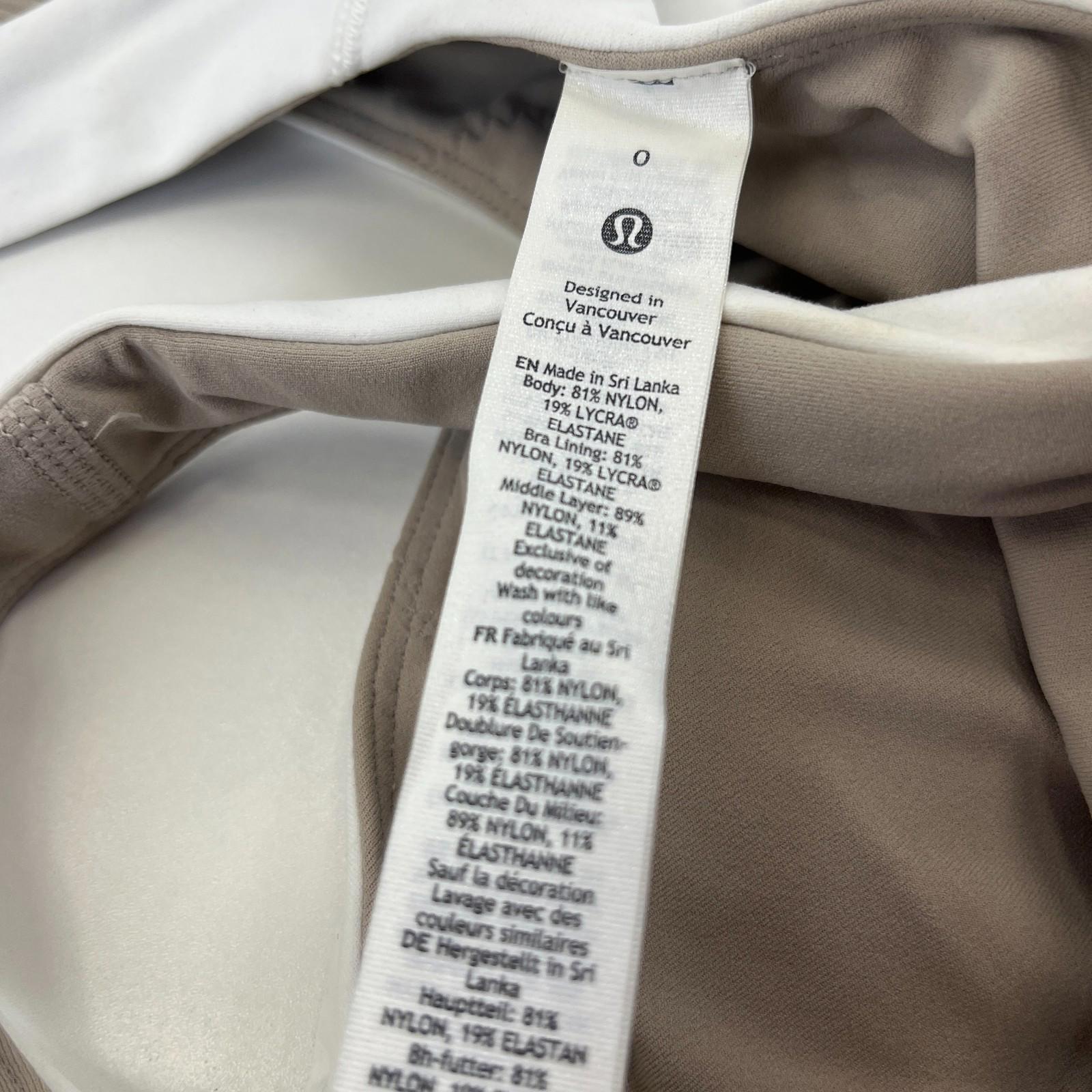 Lululemon Align Tank Top in White Ladies size UK 4 US 0 - See Details