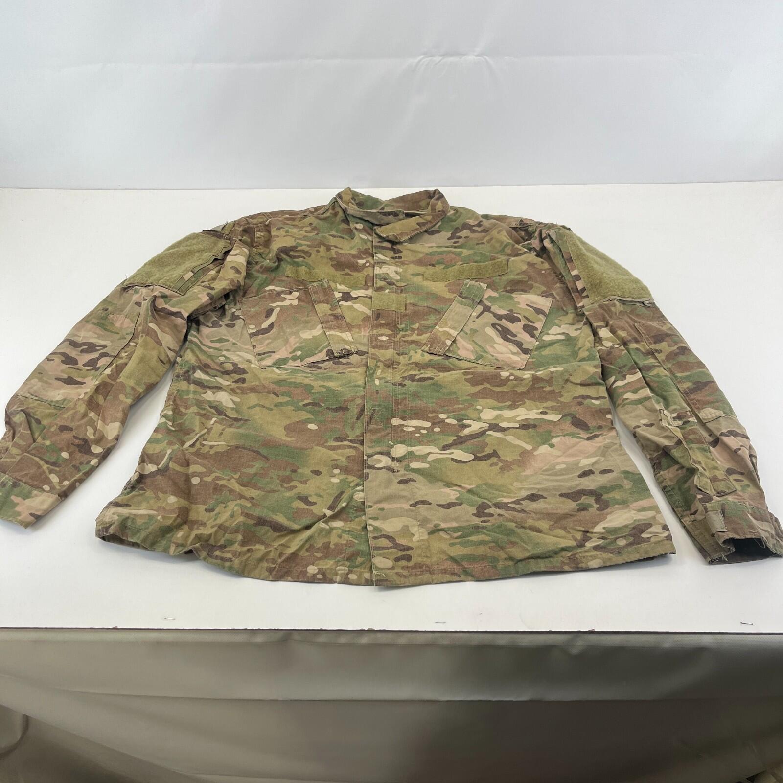 US Army Surplus Issue Woodland BDU Jacket Camo Combat Uniform size Large