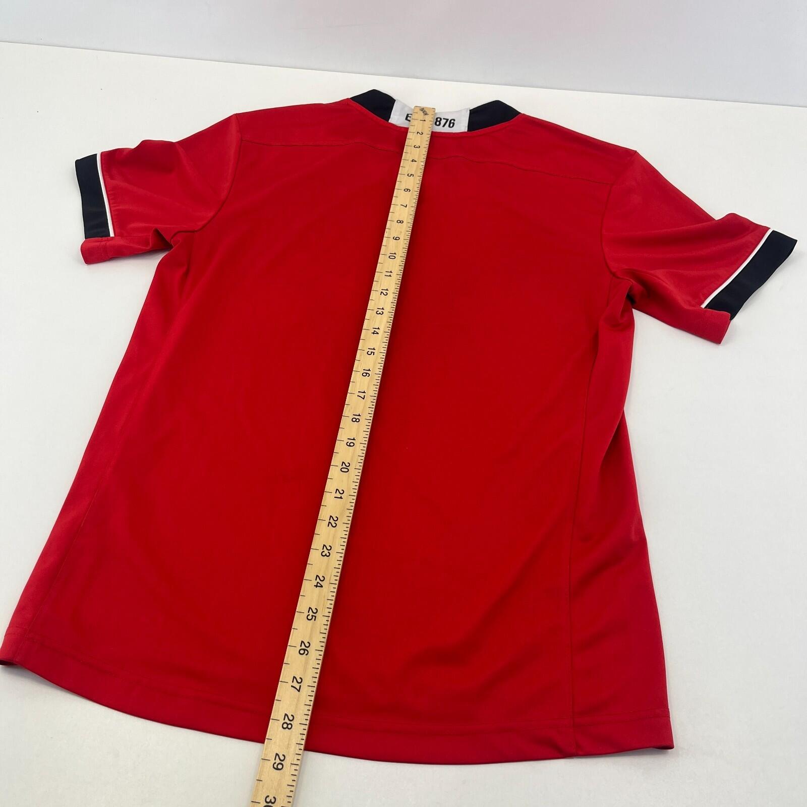 Saracens Rugby Union Castore Red Shirt Jersey Men’s size Small