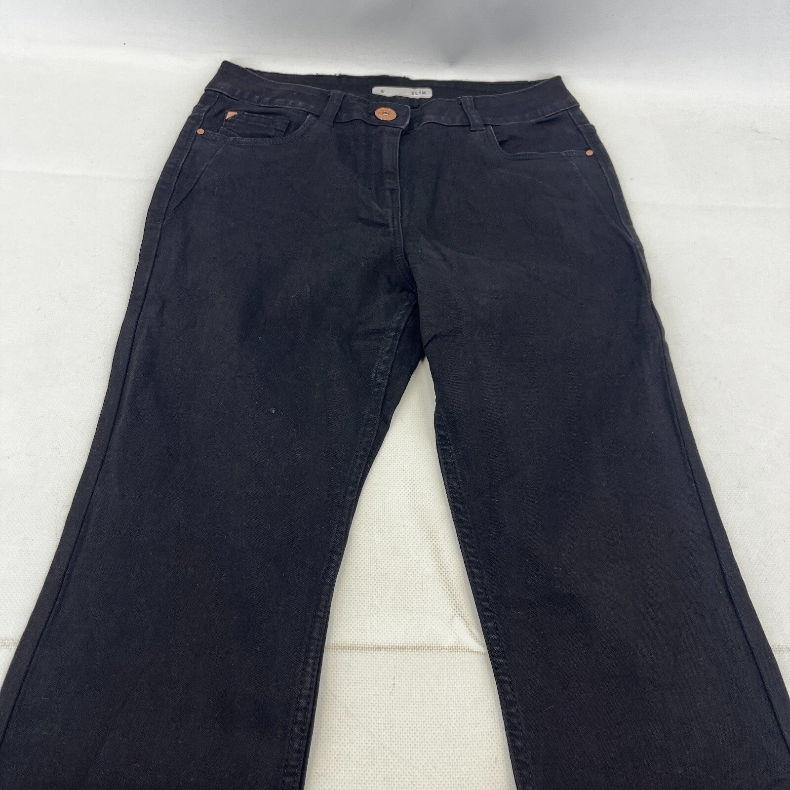 Nutmeg Slim Fit Jeans in Black UK Women's size 8 - NWOT