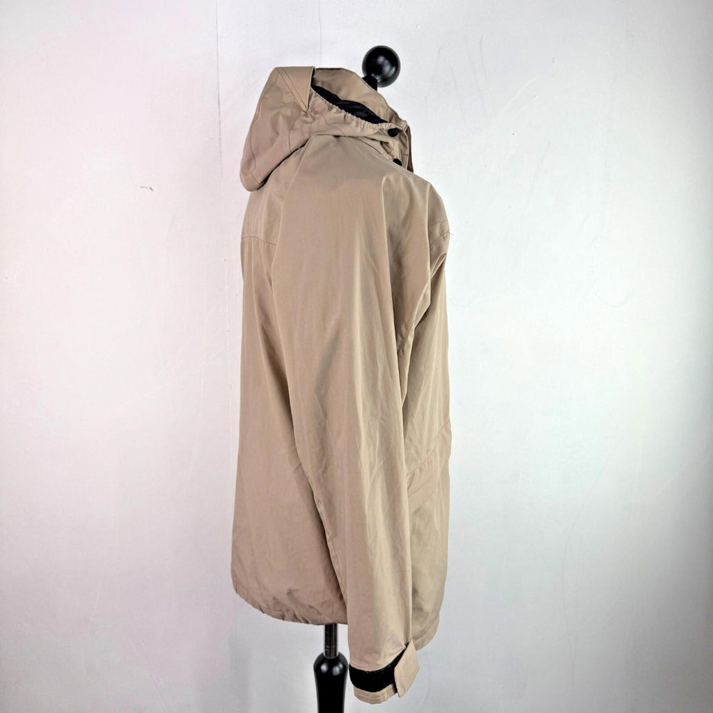 Rohan Atlas Jacket Khaki Beige Brown size S Waterproof + Removable Hood