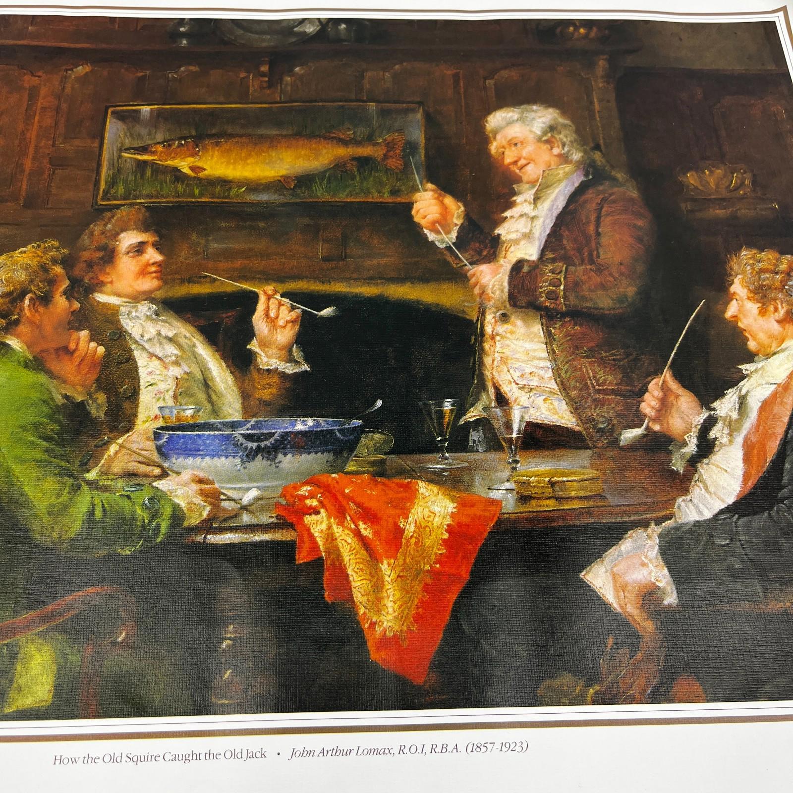 How the Old Squire Caught the Old Jack John Arthur Lomax Textured Print