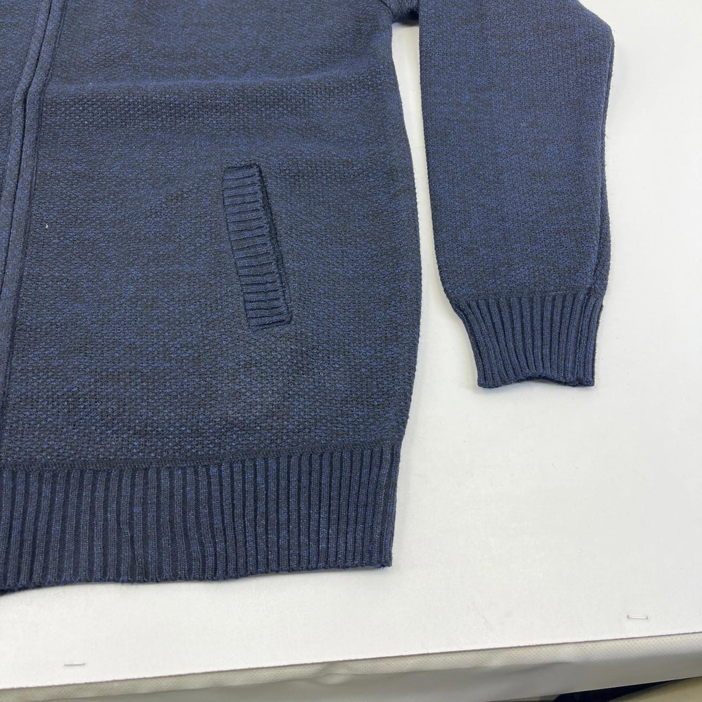 Raphael Valencino Thermal Fleece Lined Jacket Navy Blue Long Sleeve Mens XL  New