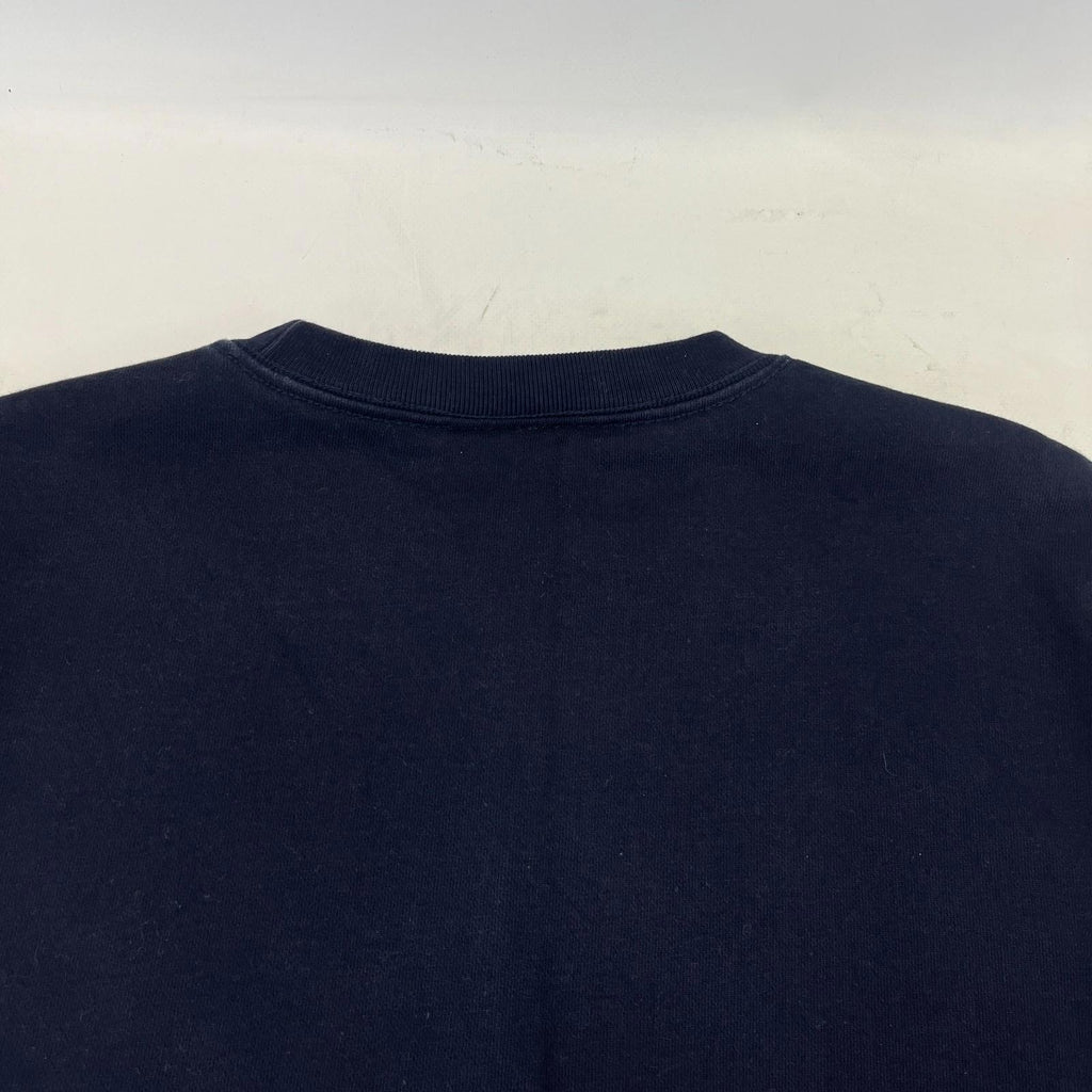 Paul Smith PS Spellout Sweatshirt Mens 2XL Slim Fit Crew Pullover Navy Blue