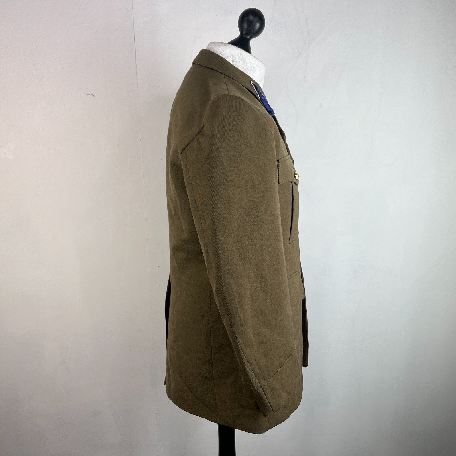 Belgian Army Dress Uniform Jacket Blazer Khaki Brown size Medium